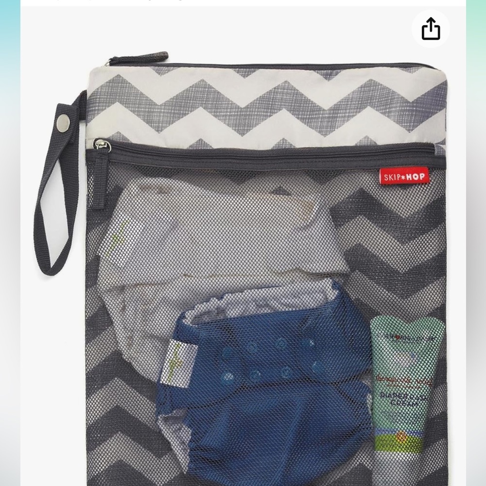 Skip hop wet dry bag chevron